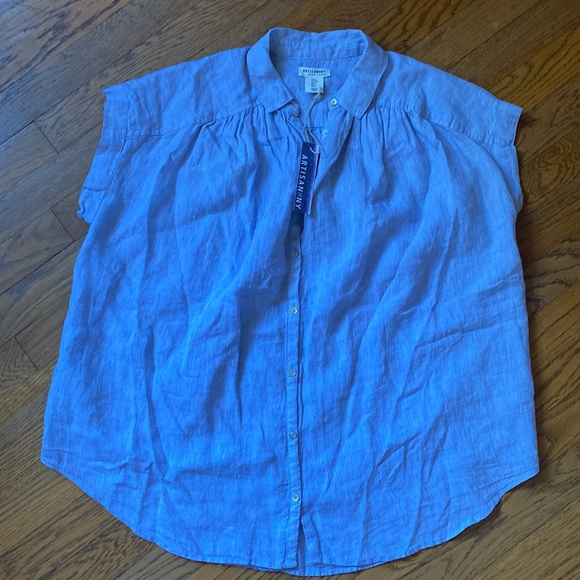 100% linen top - Picture 3 of 4